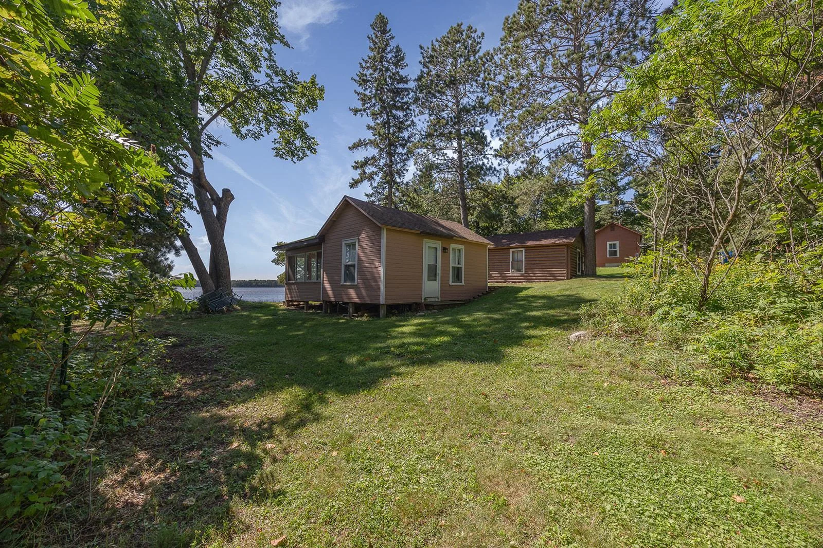 Additional view of cabins.