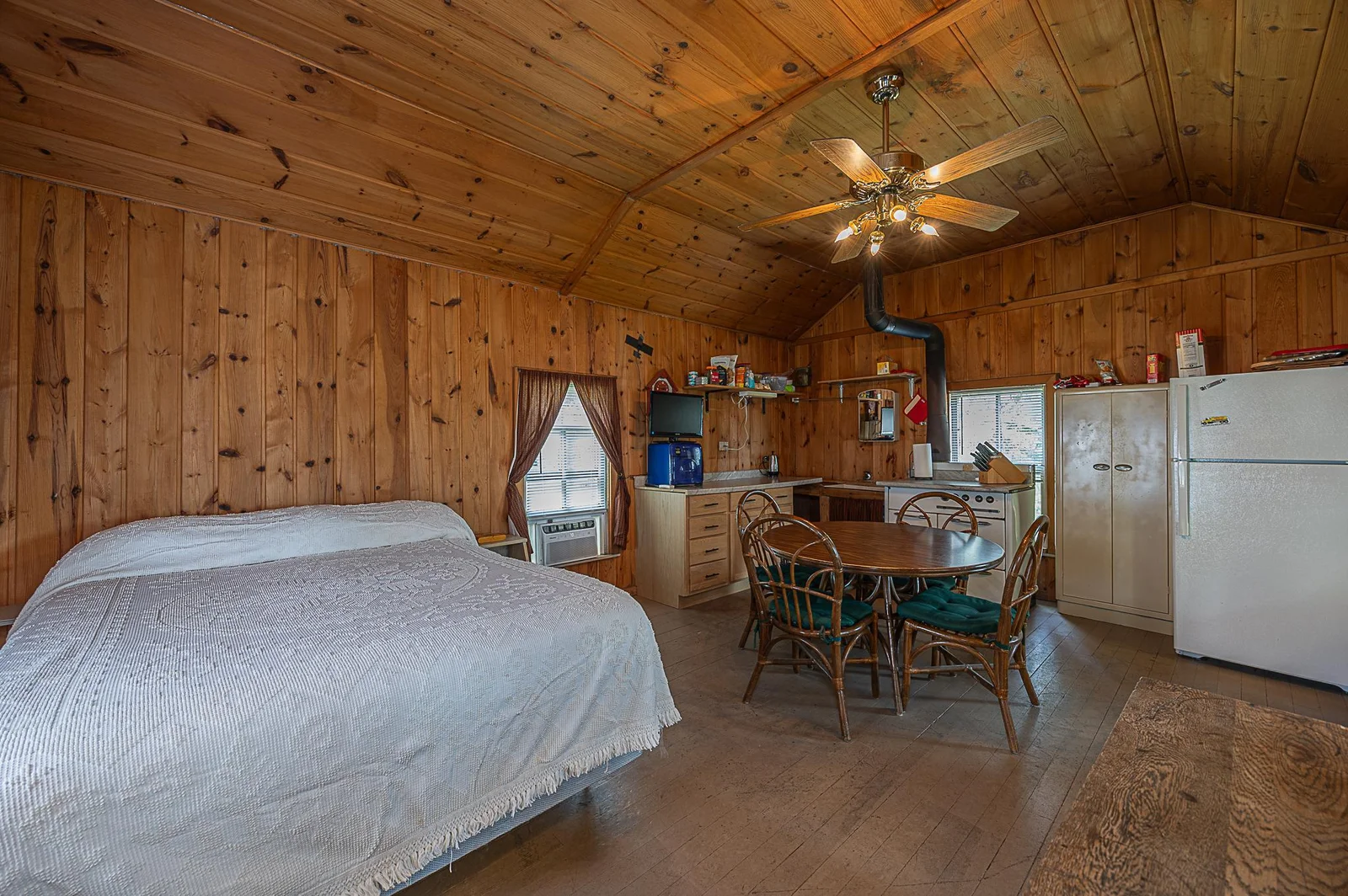 Interior of cabin four.