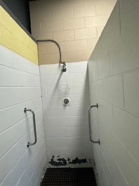 Laundry room also has a shower and Toilet.