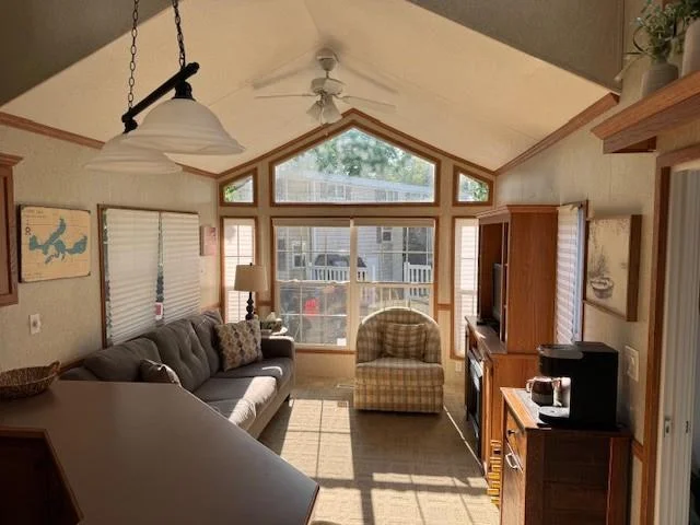 Fully furnished and ready to enjoy lake living.