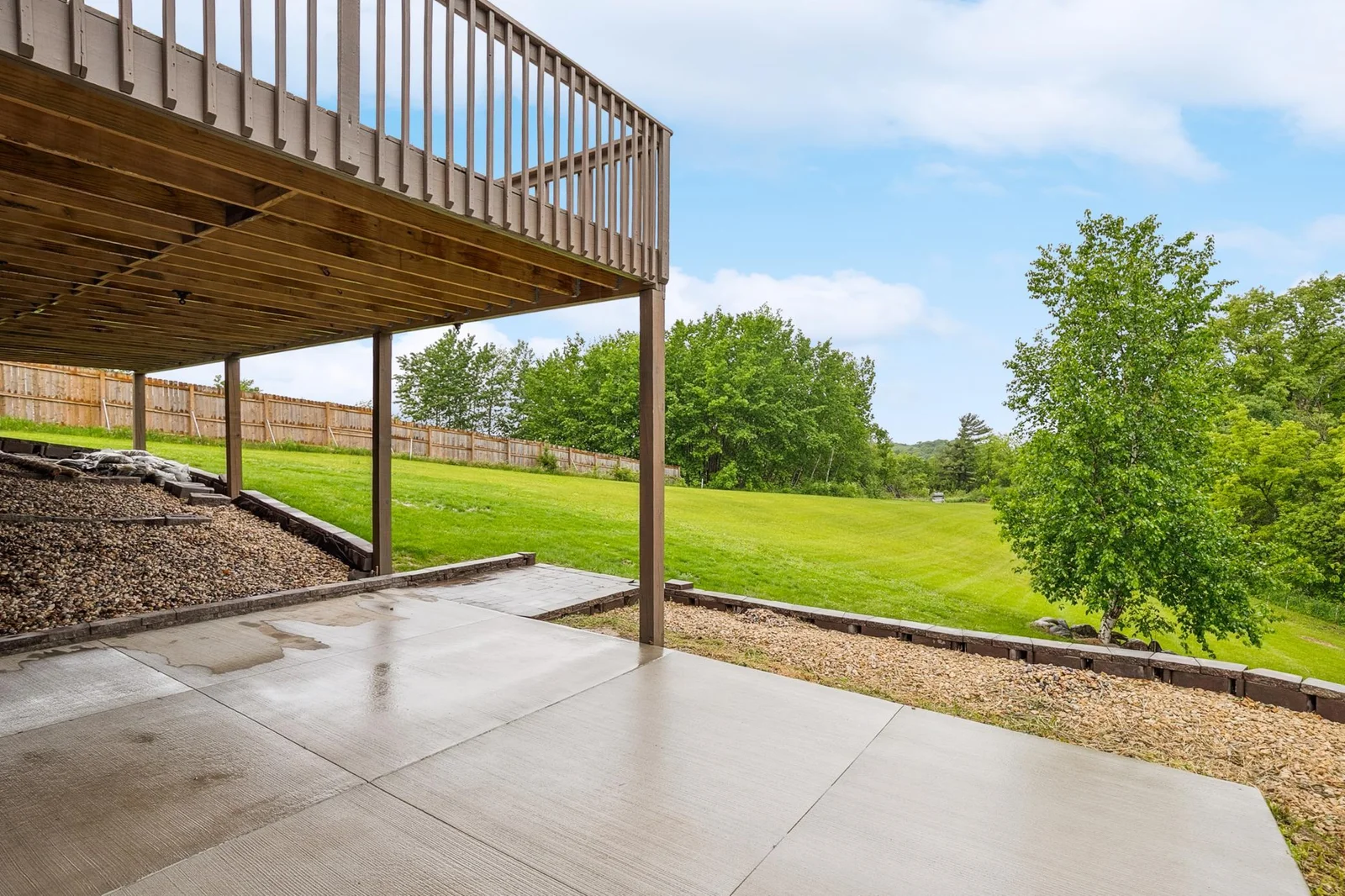 Low-maintenance exterior, high-impact views.