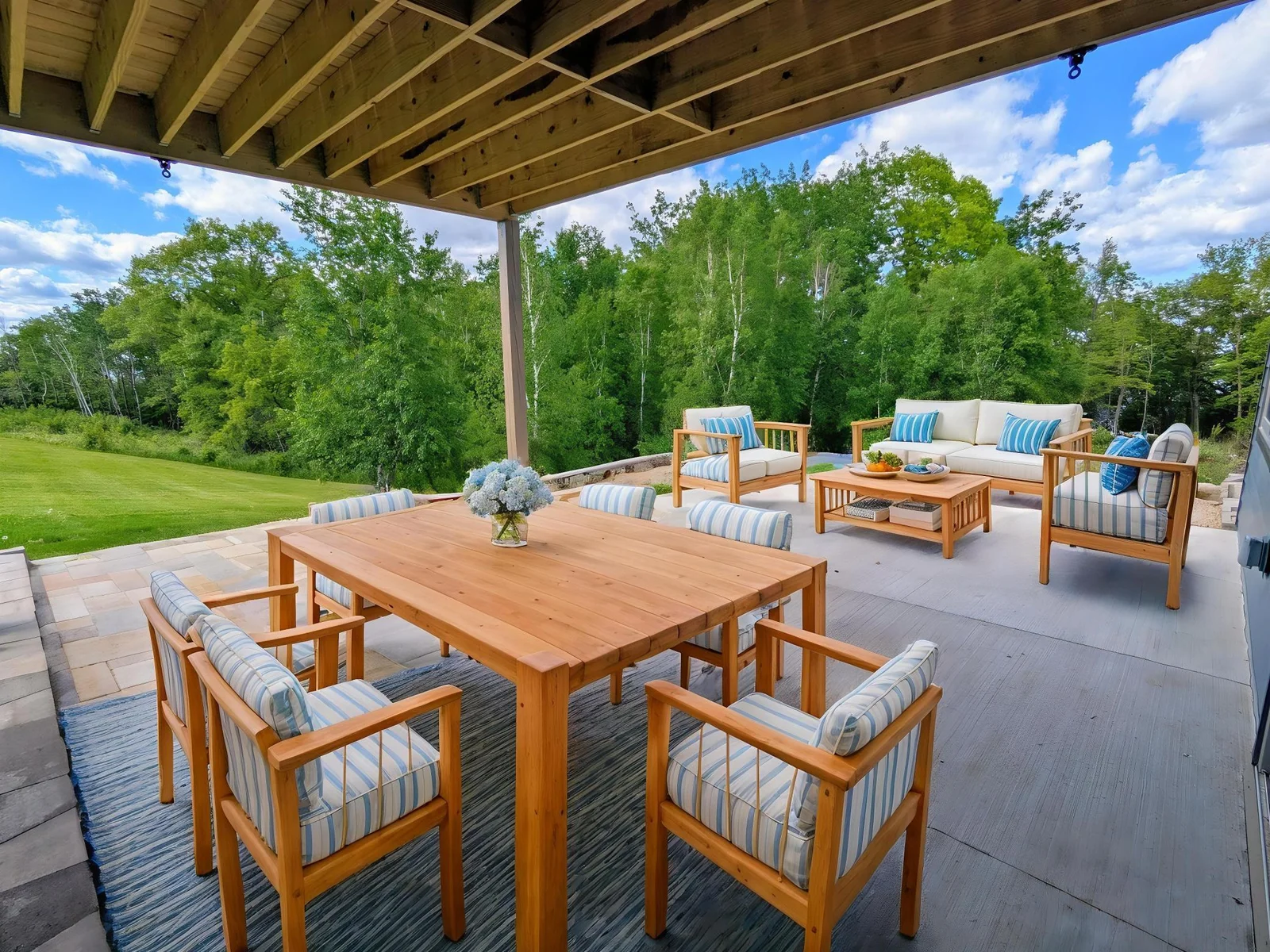 virtually staged. Expansive deck space perfect for morning coffee or sunset cocktails.