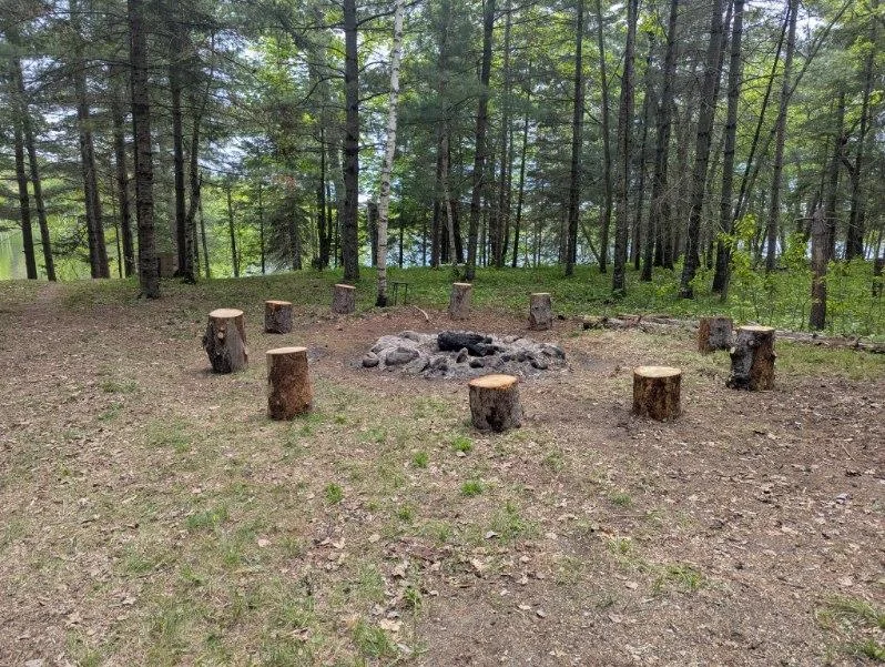 Fire pit area