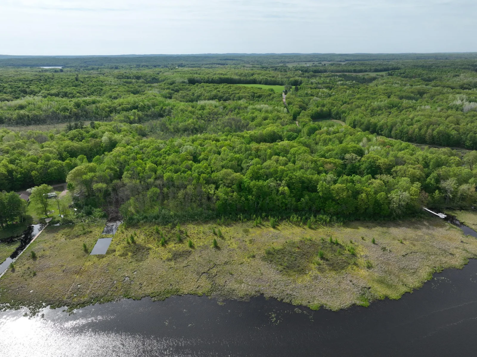Aerial photo from the West
