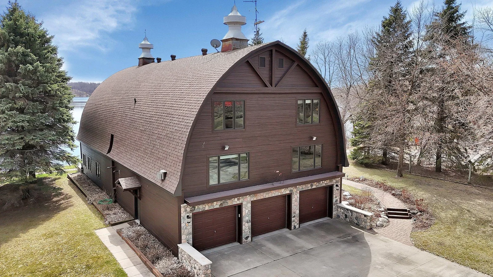 Oversized garage with room to spare.