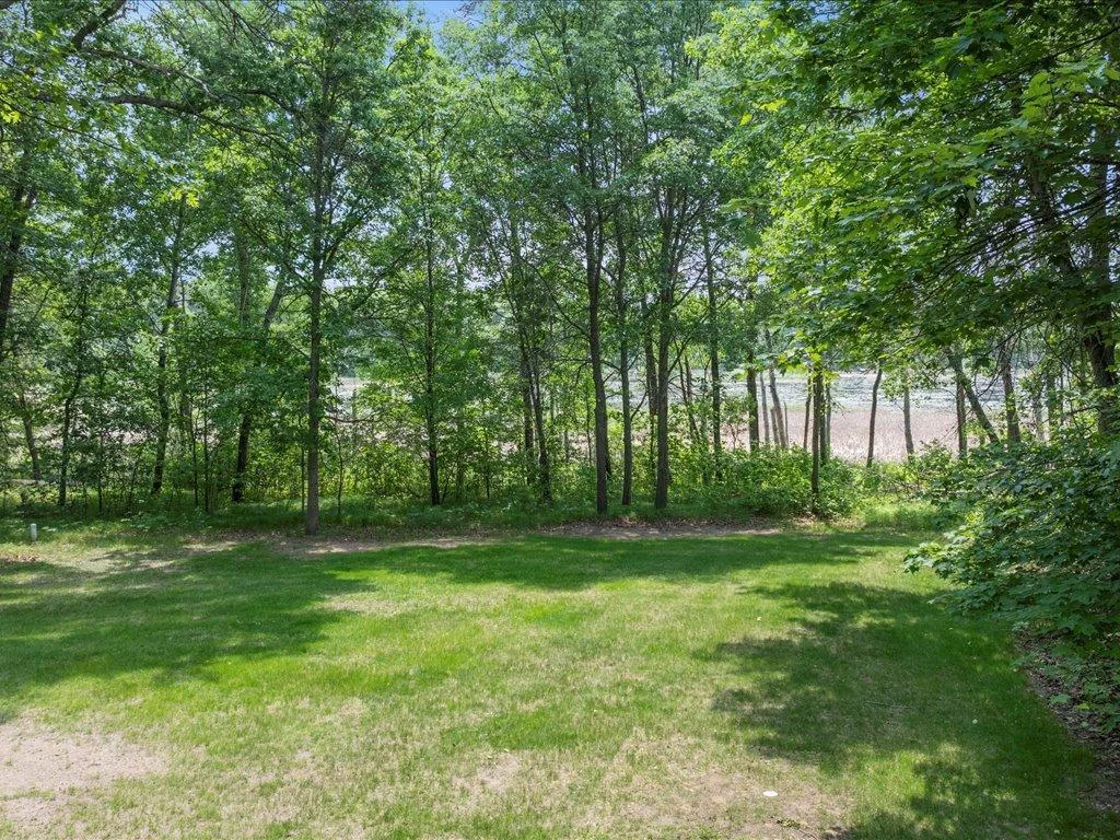 Expansive yard with natural privacy!!