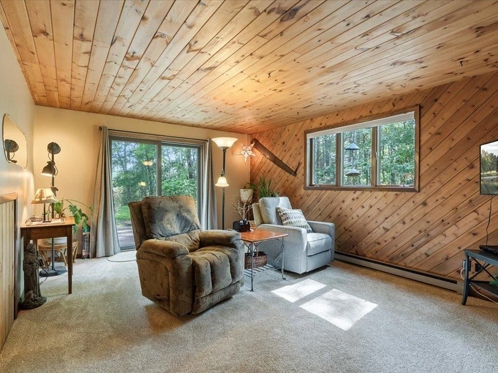Lower level walk out family room