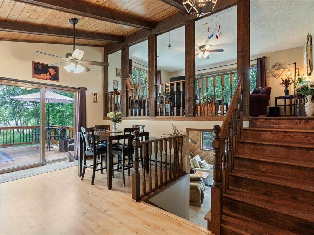 Large deck off of dining room for entertaining!