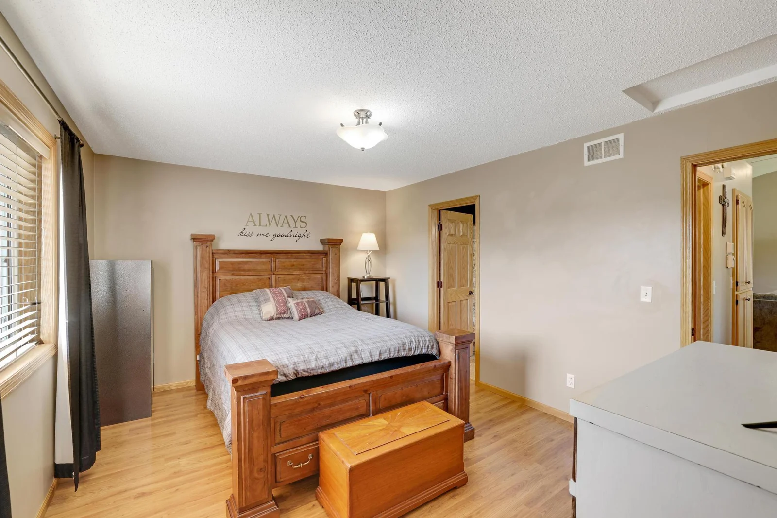 Primary Bedroom includes walk through access to Full Bathroom