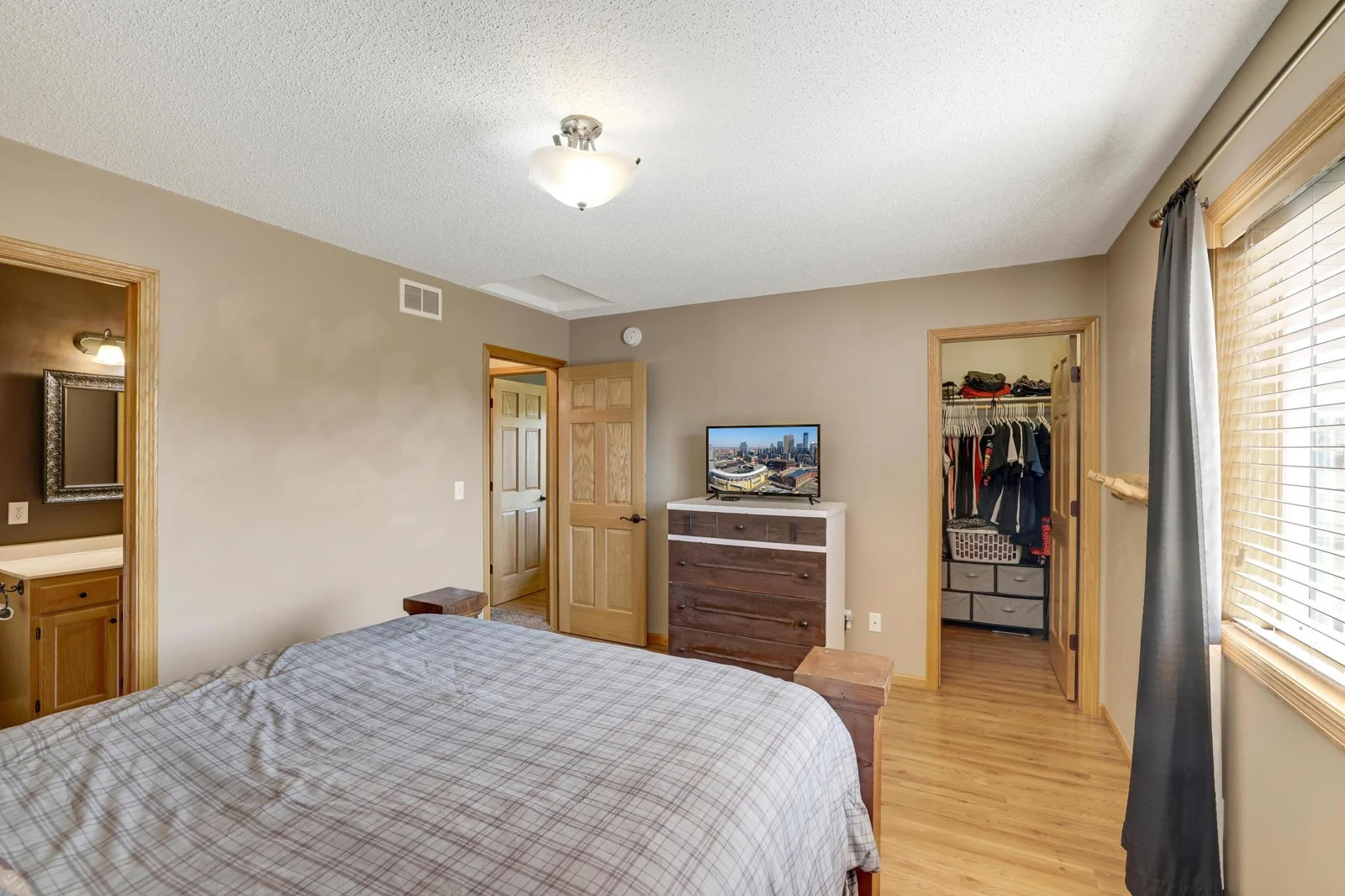 Primary Bedroom with walk-in closet