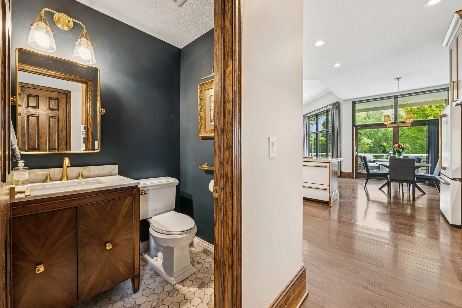 Main floor half bath