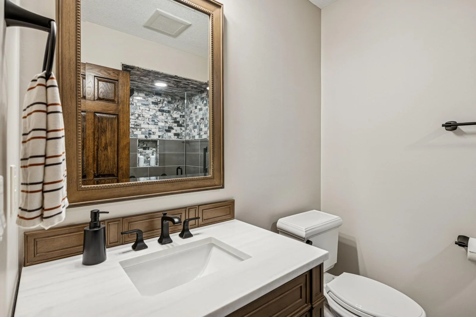 New bathroom finishes