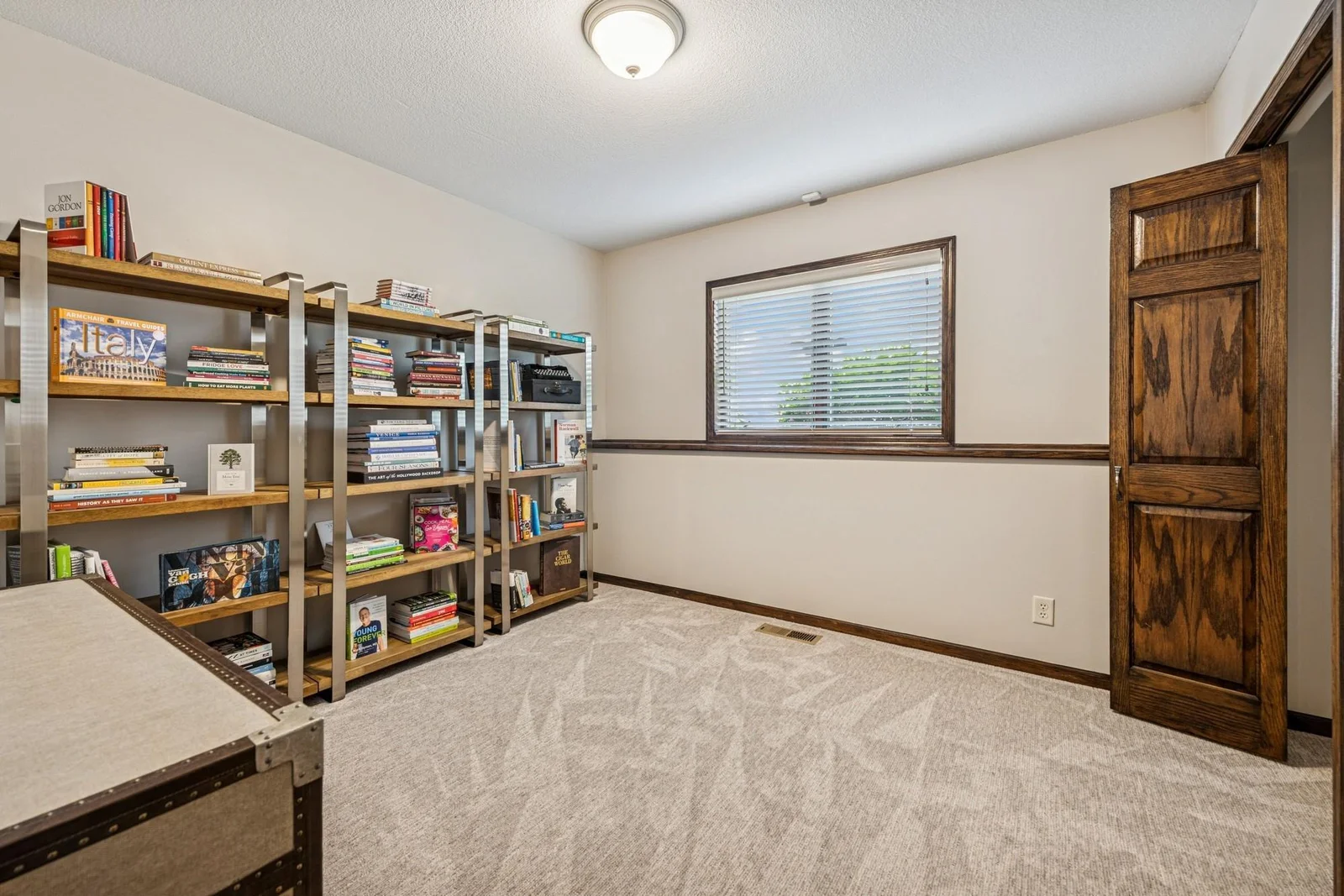 Lower level 2nd bedroom/office.