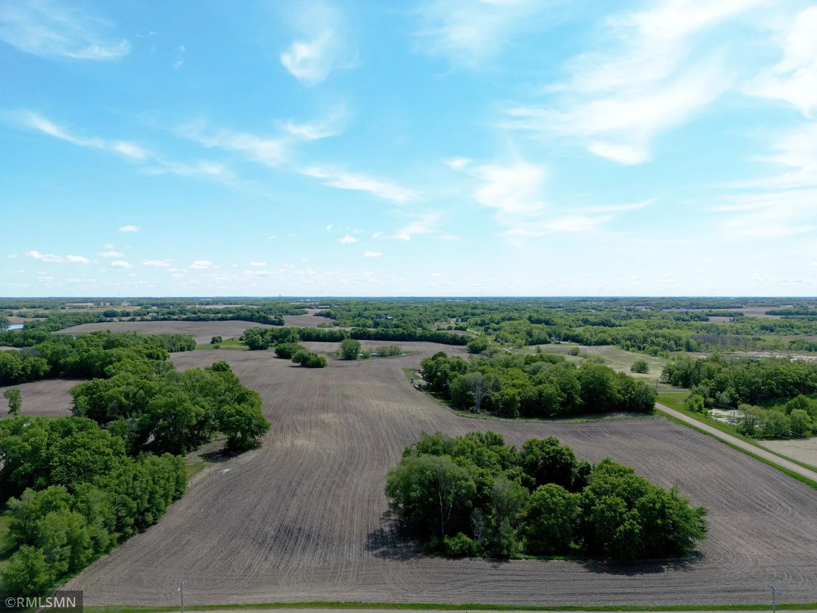 Enjoy southern views of French Lake in the distance.