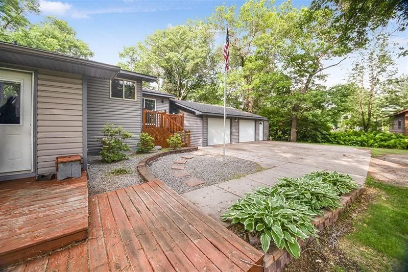 Front of House and Garage