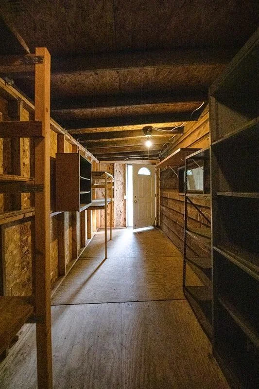 Garage extended storage space