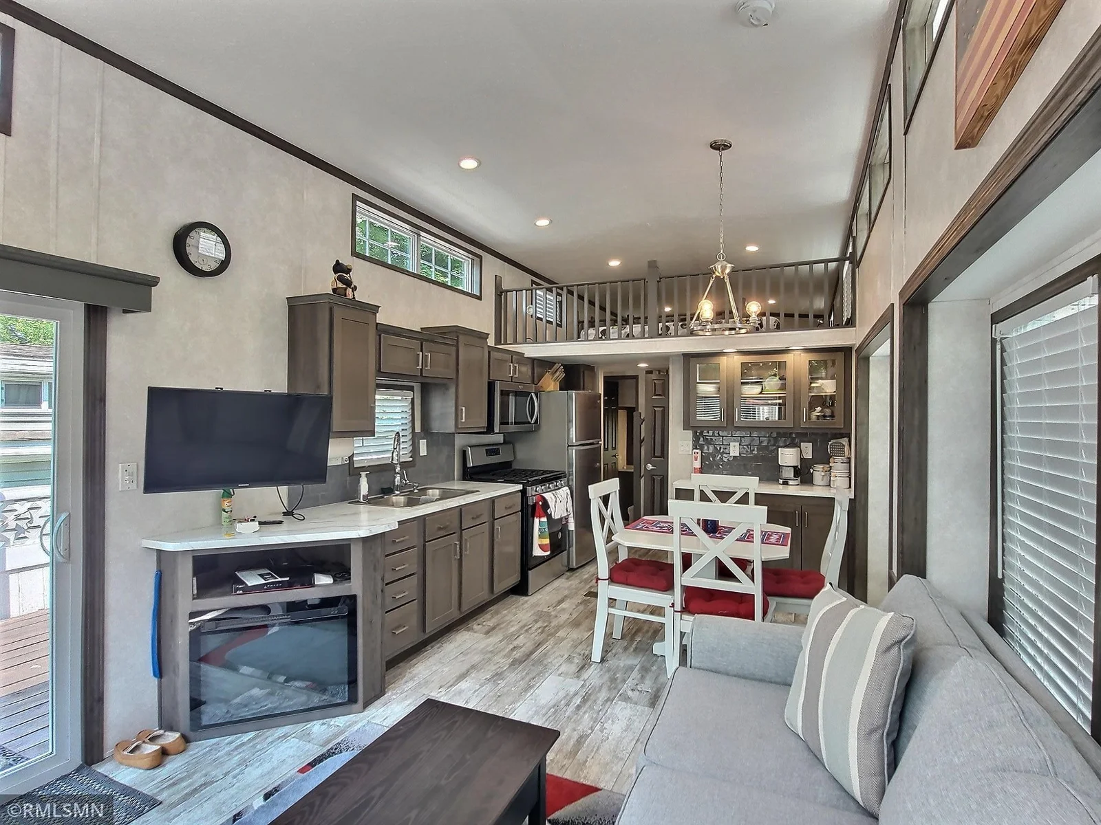 Simple comfortable living in this park model.