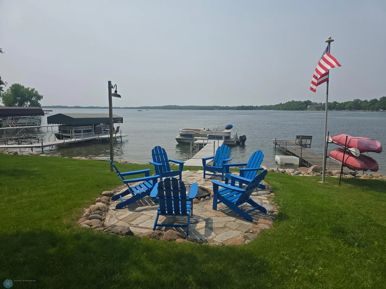 Firepit on the water