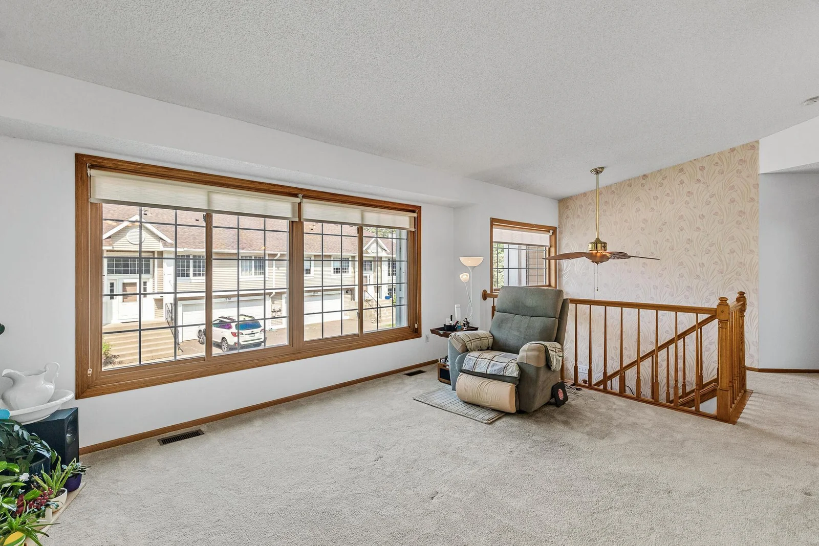 Upper level living room