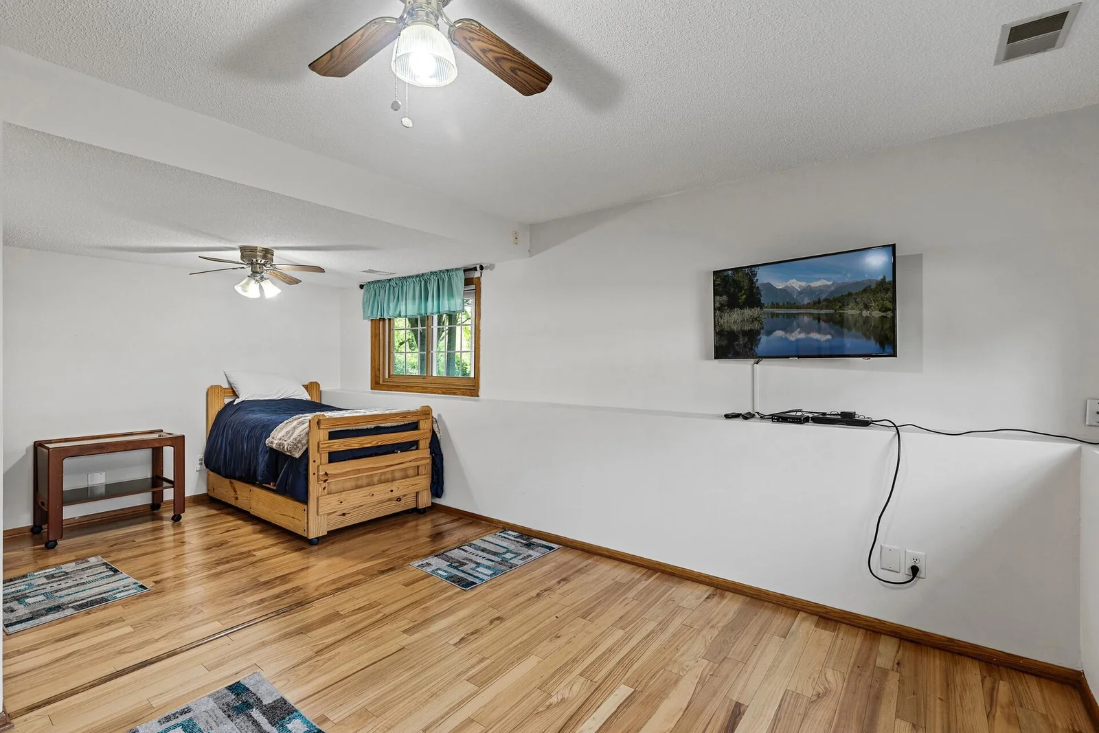 Lower level family room/potential bedroom
