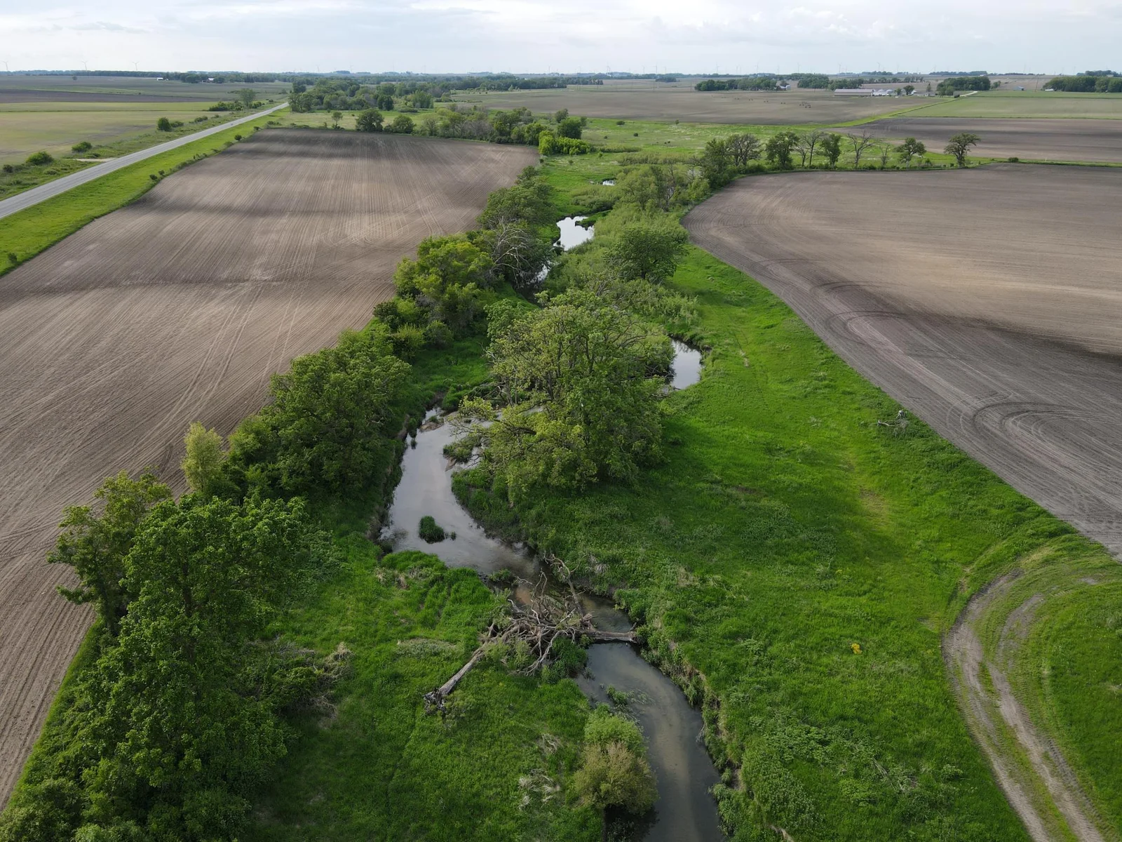 Upper Iowa facing North