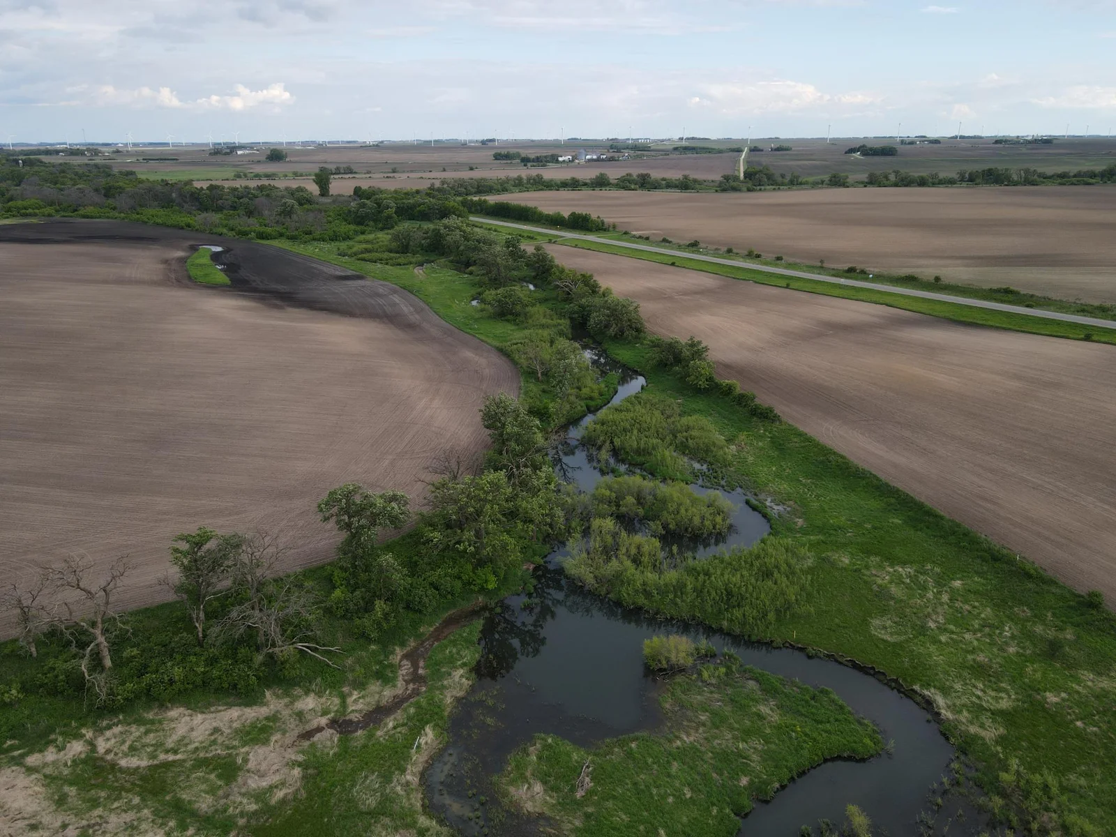 Upper Iowa River Facing South