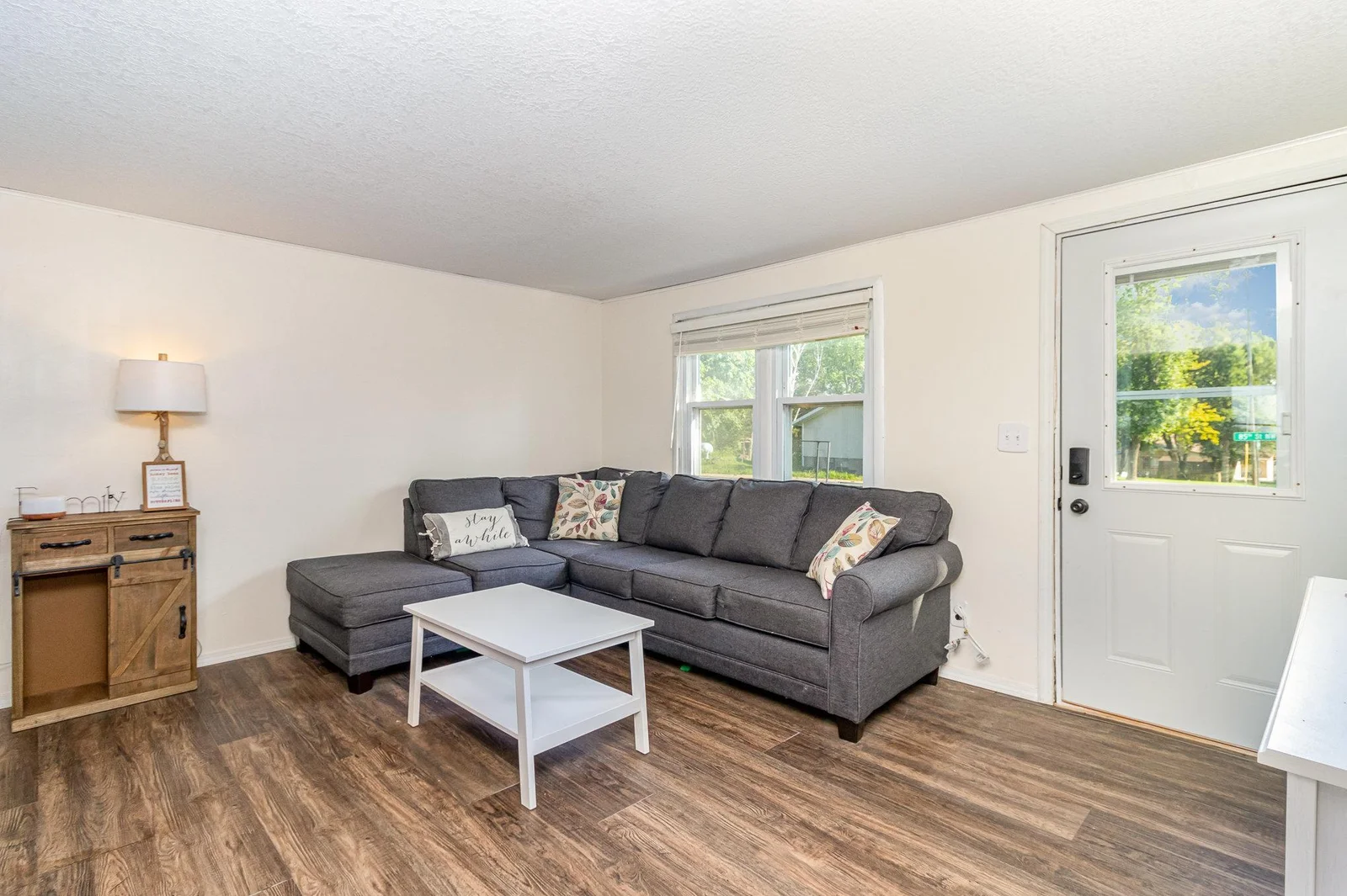 LVP flooring throughout the main level