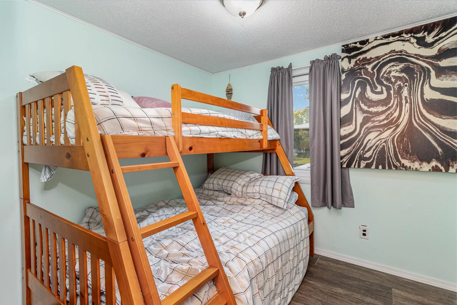 Three of 3 bedrooms...the bunk room!