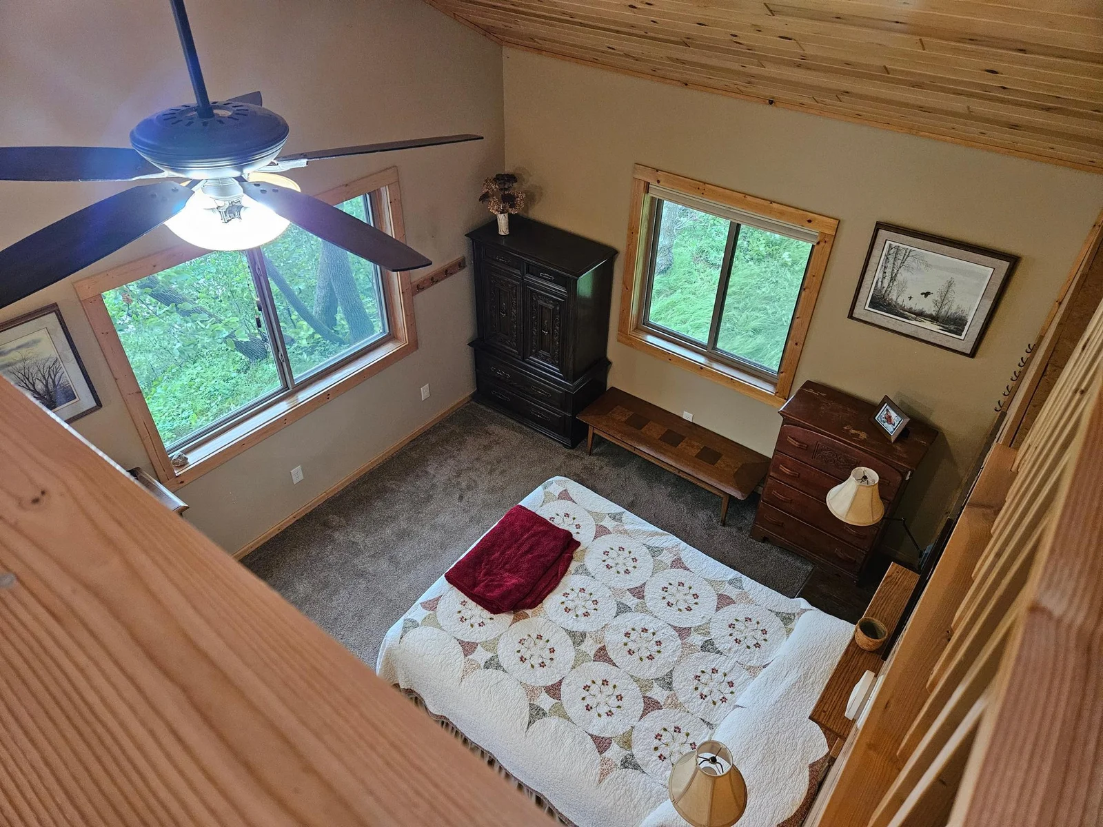 View to Bedroom From Loft