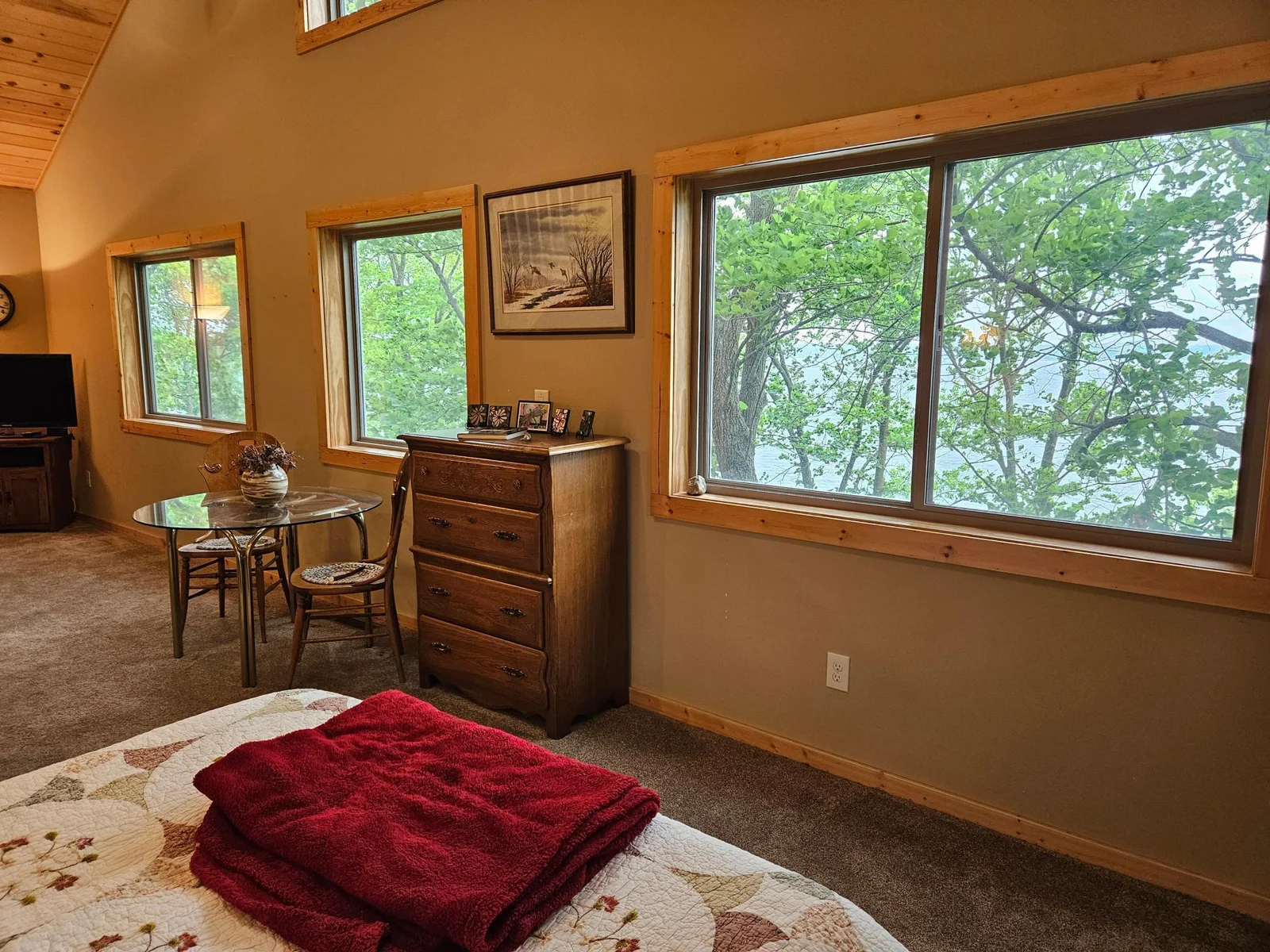 Views to Lake From Bedroom