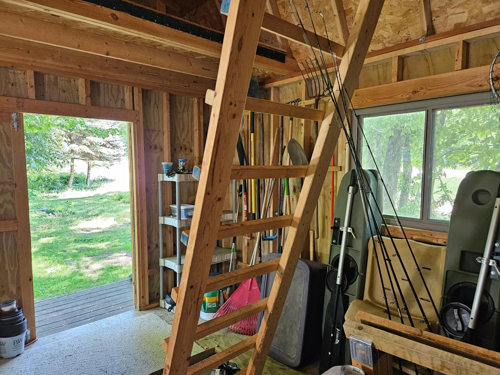Inside of Shed