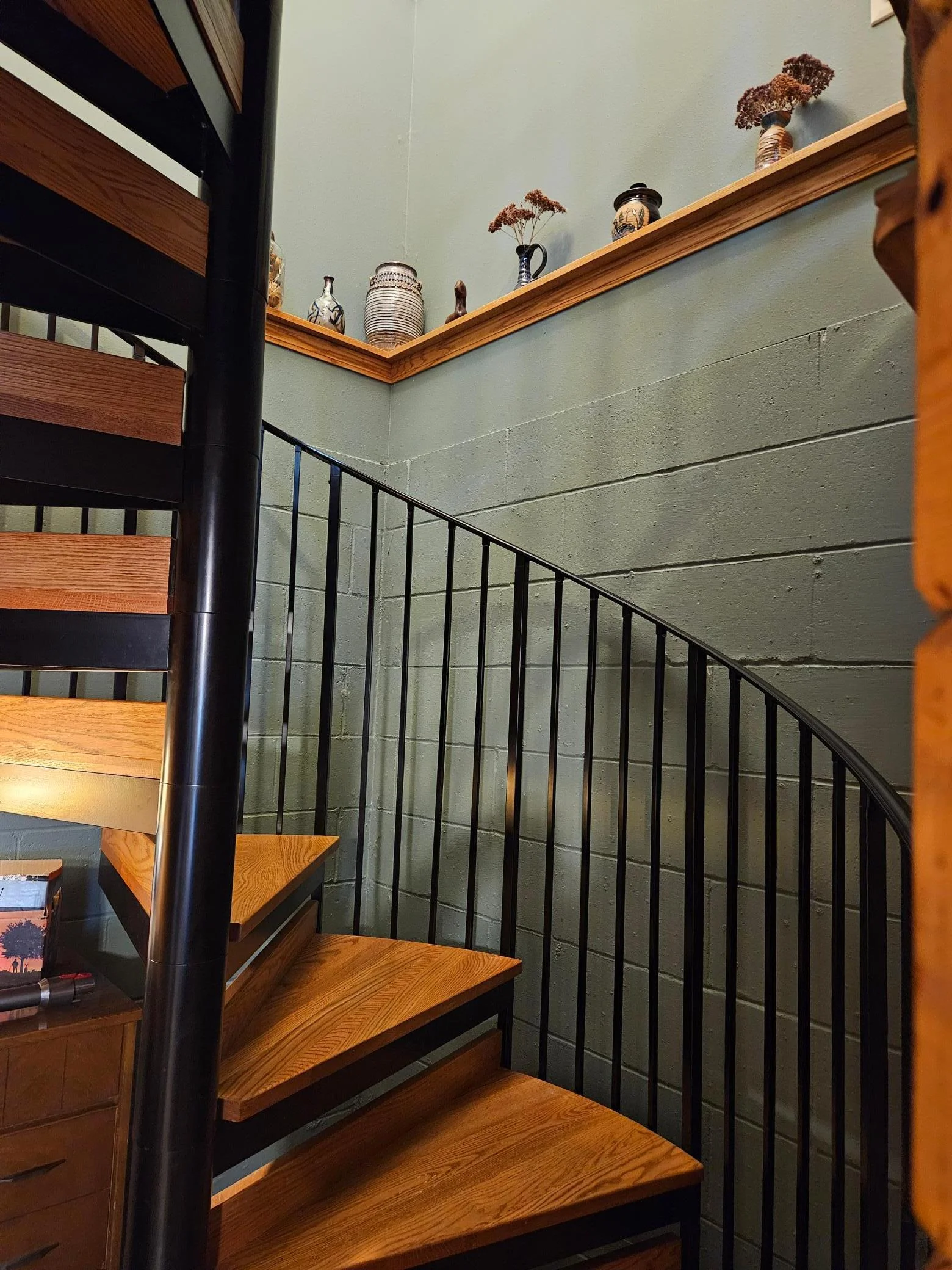 Staircase Going Down to Lower Level