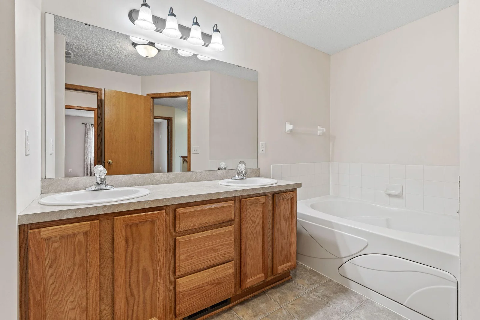 Spacious Primary Bathroom