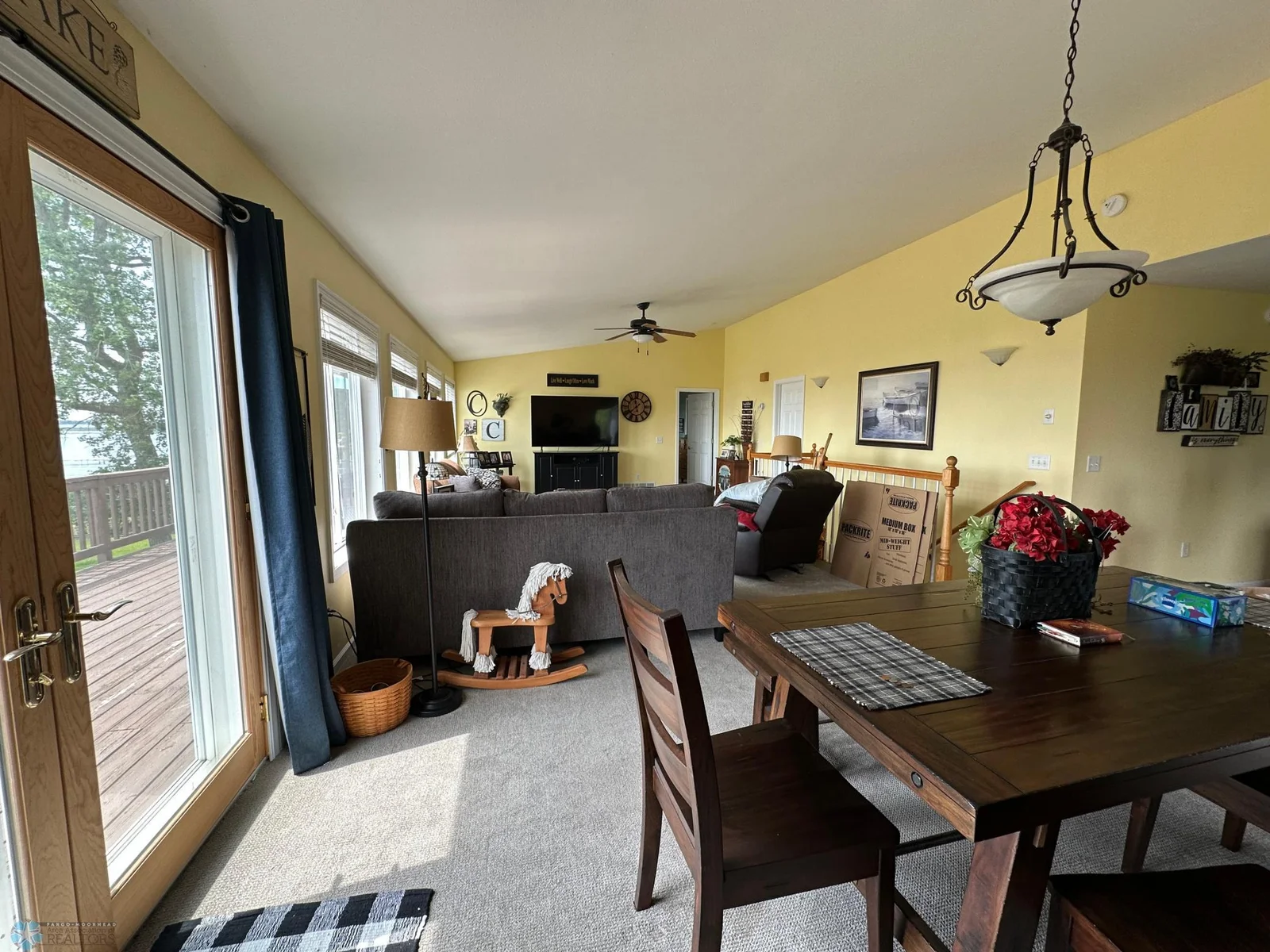 Open Dining to Living Room