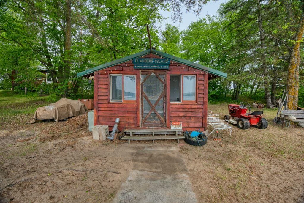 Shack by the lake