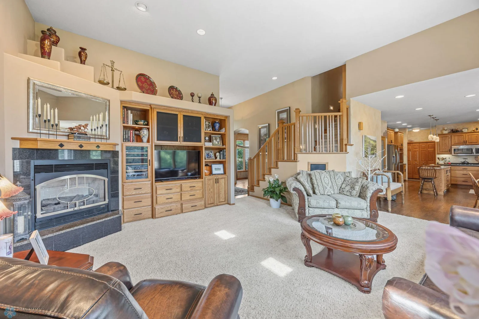 Entertainment center with surround sound