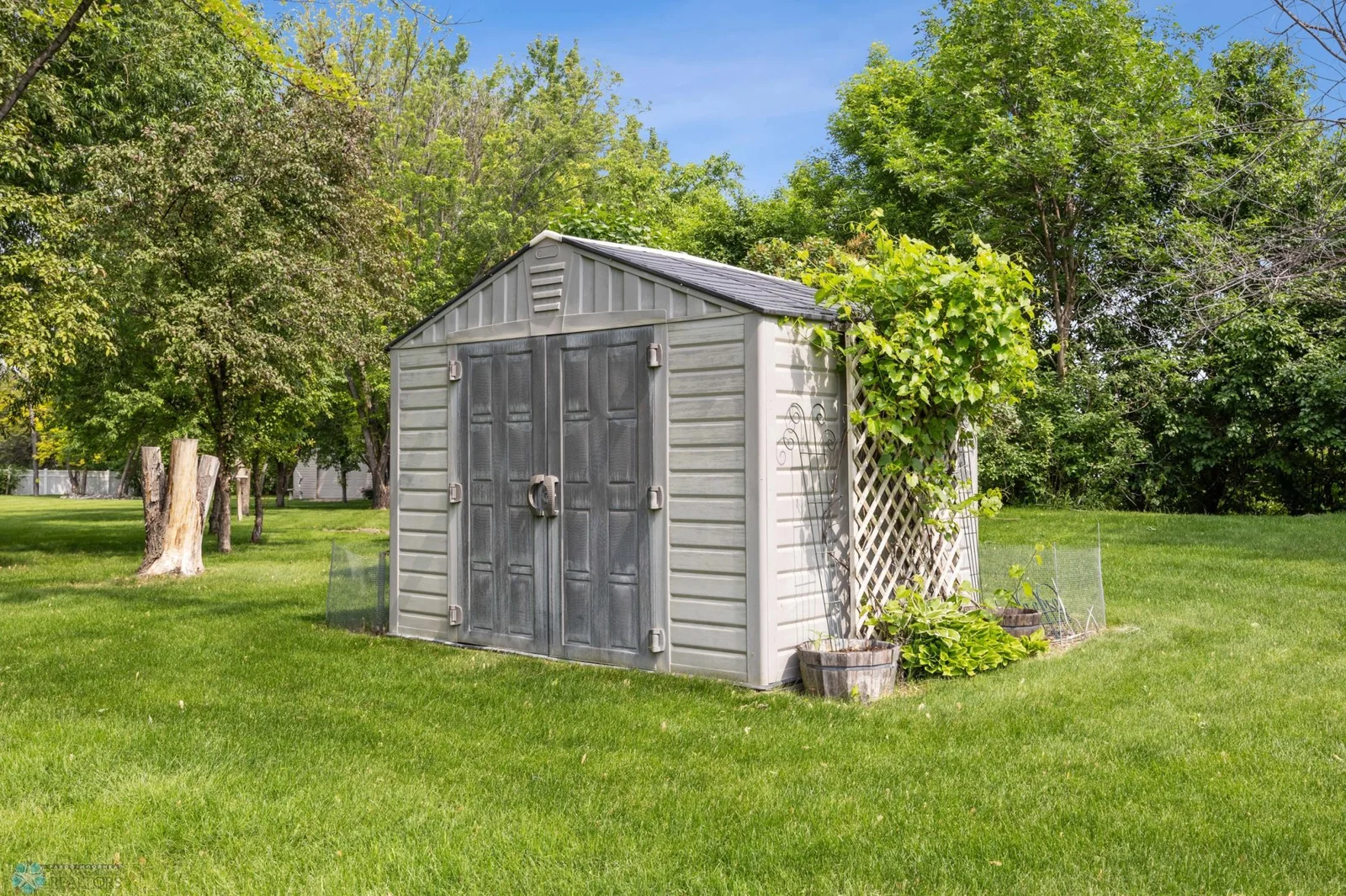 All weather storage shed