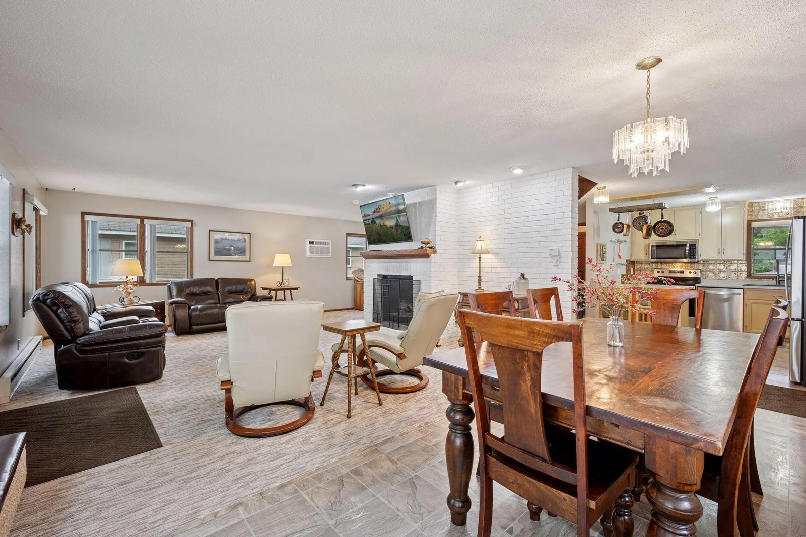 From the Dining Room to the Living Room