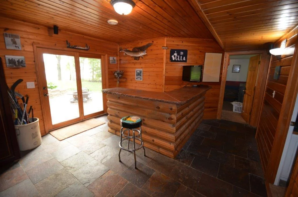 Bar next to the walk-out