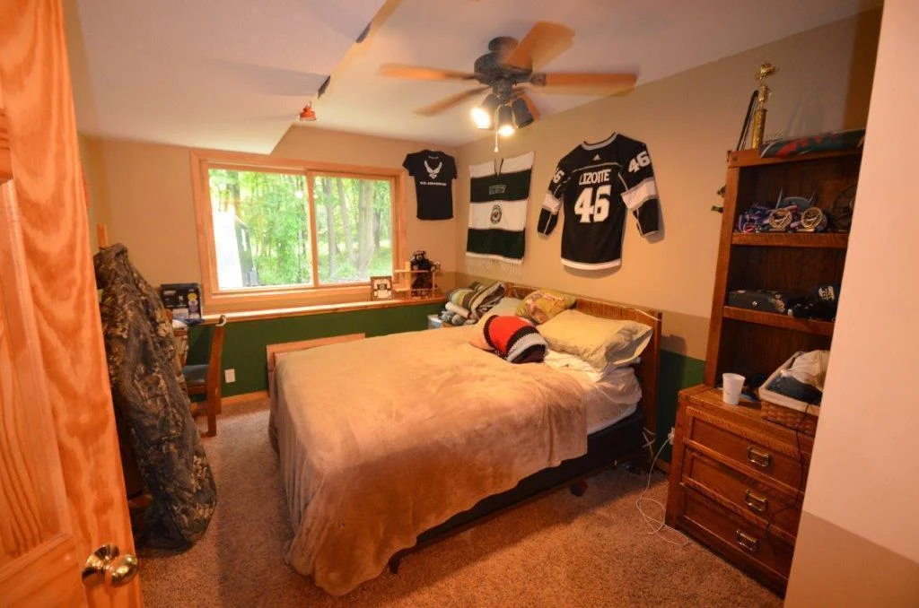 Large Lower level bedroom
