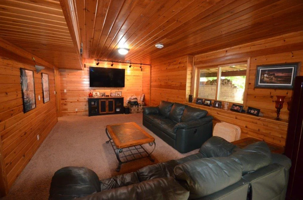 Lower level rec room