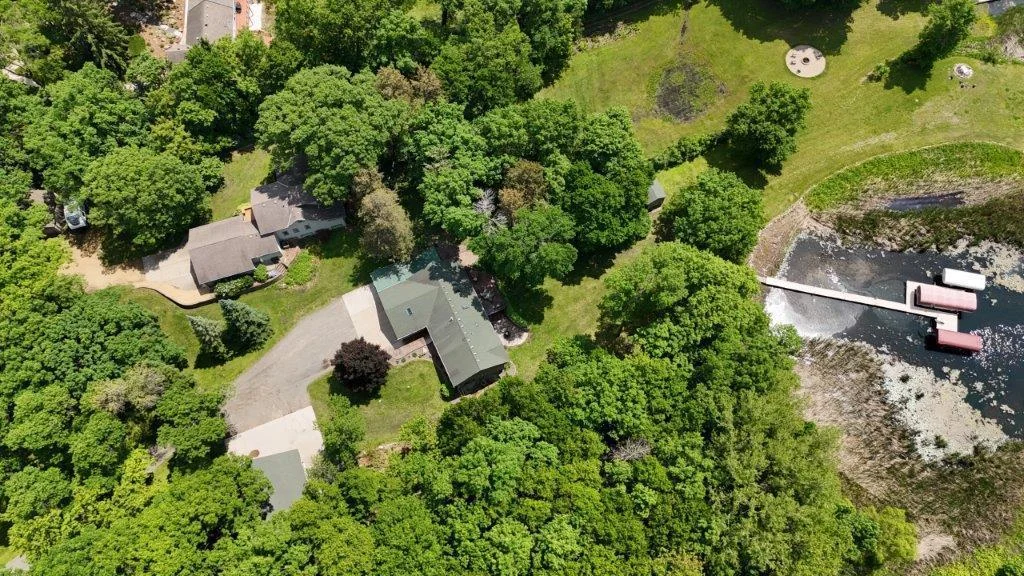 Heavily wooded lot with many 100+ year old trees
