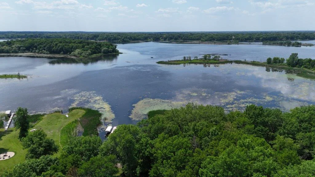 South end of Chisago Lake close to Eagles nest