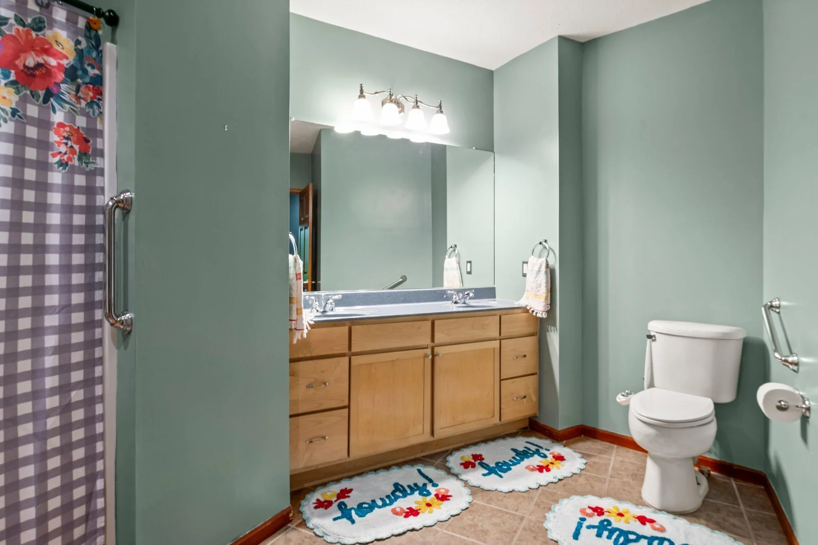 Lower level full bathroom