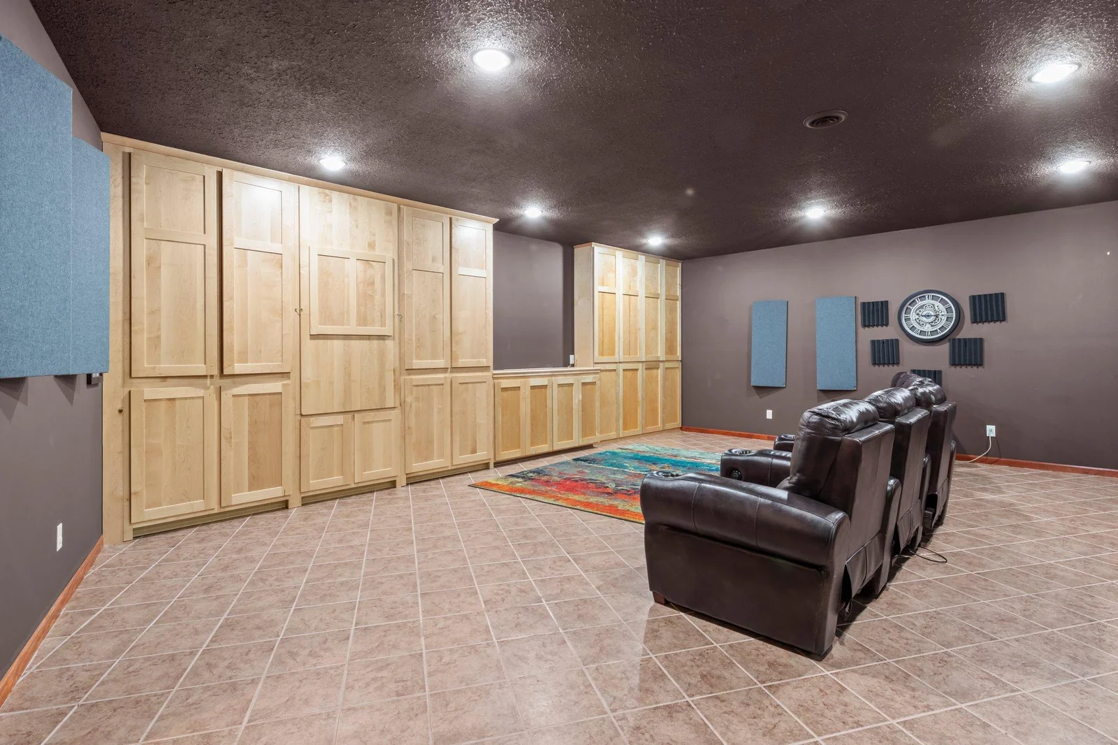 Custom built cabinets