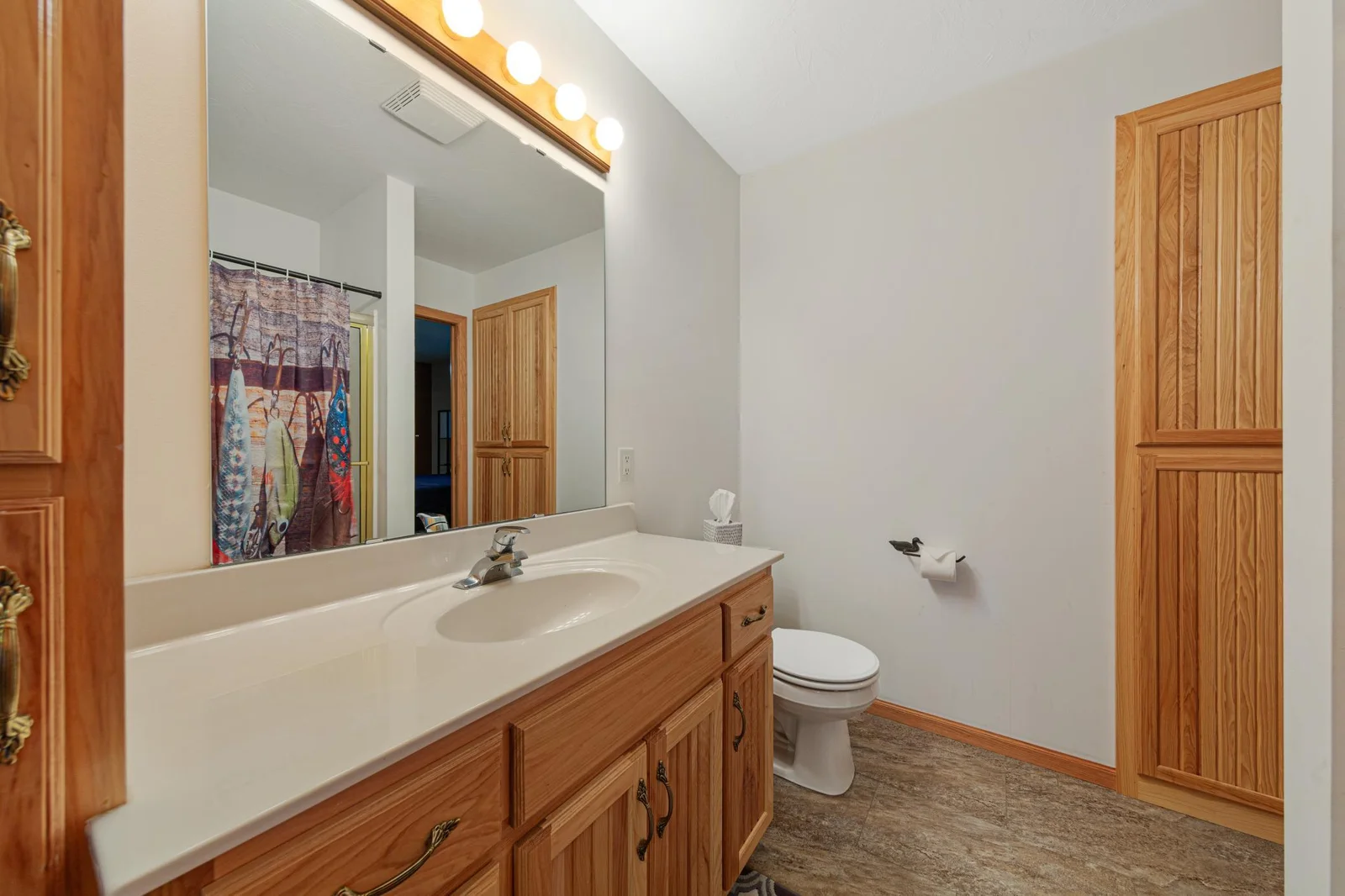 Upper Bathroom View