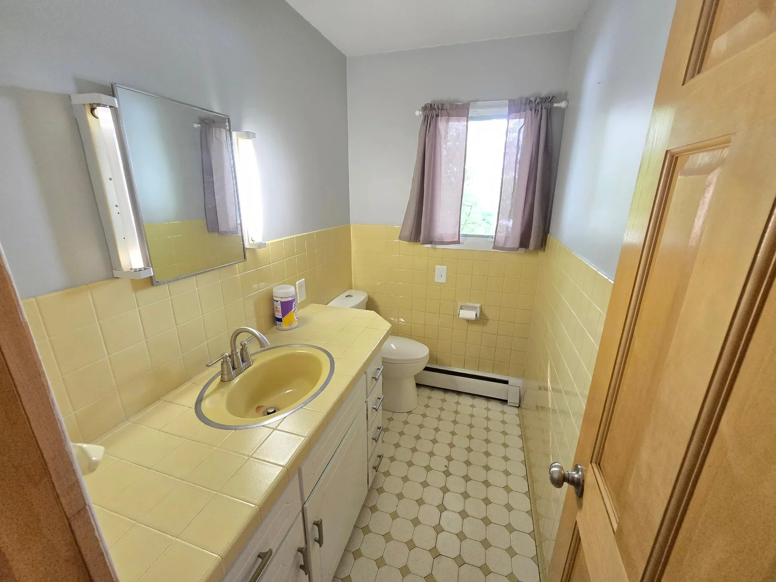 Half bath off the kitchen