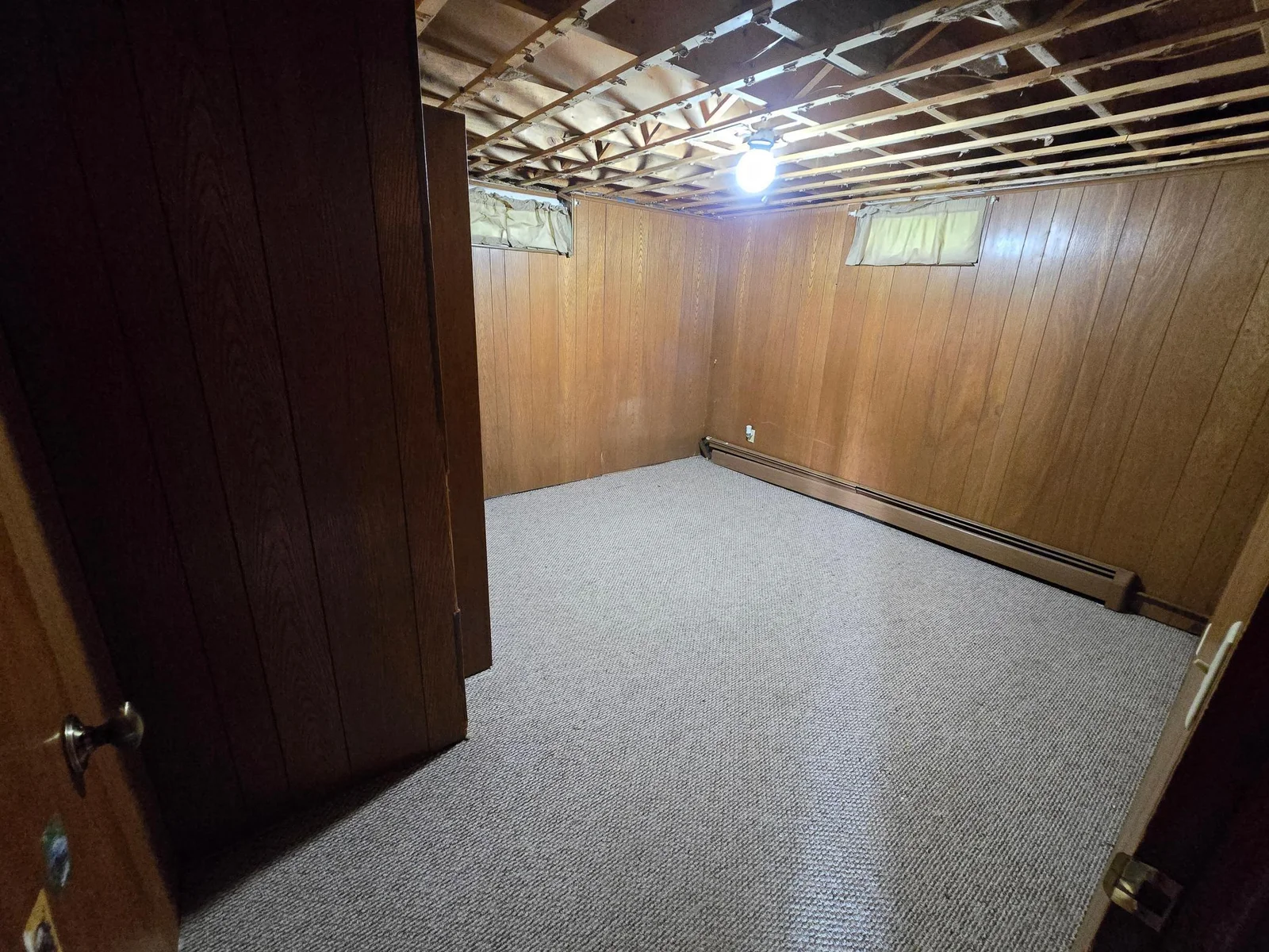 Office area in lower level. Could be another bedroom with an egress window.