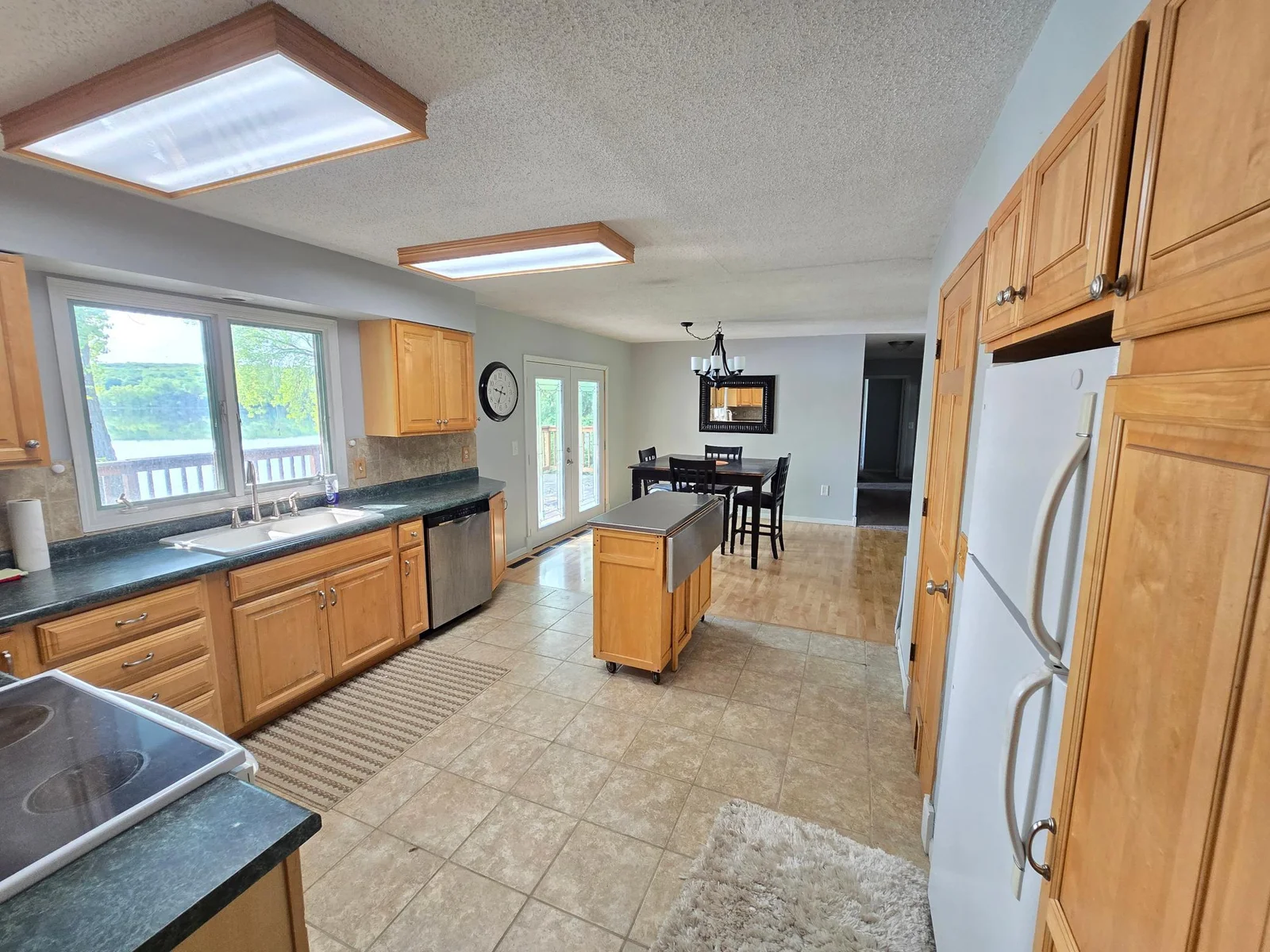 Updated, open kitchen with plenty of natural light!