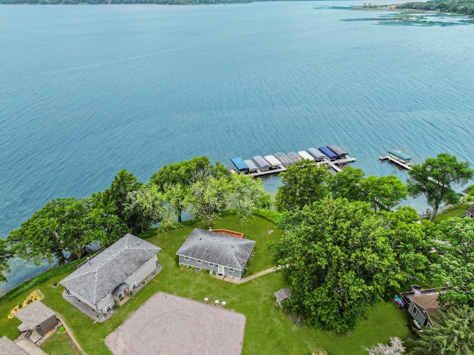 Explore over 15 miles of shoreline that extends over 7 miles long.